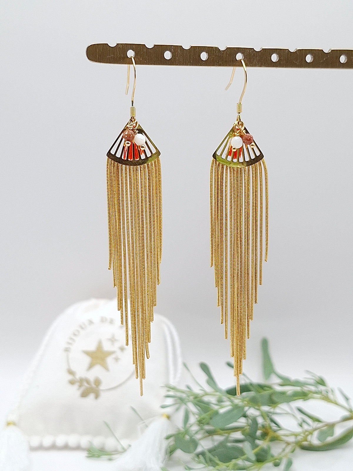 Boucles Zélia - camel