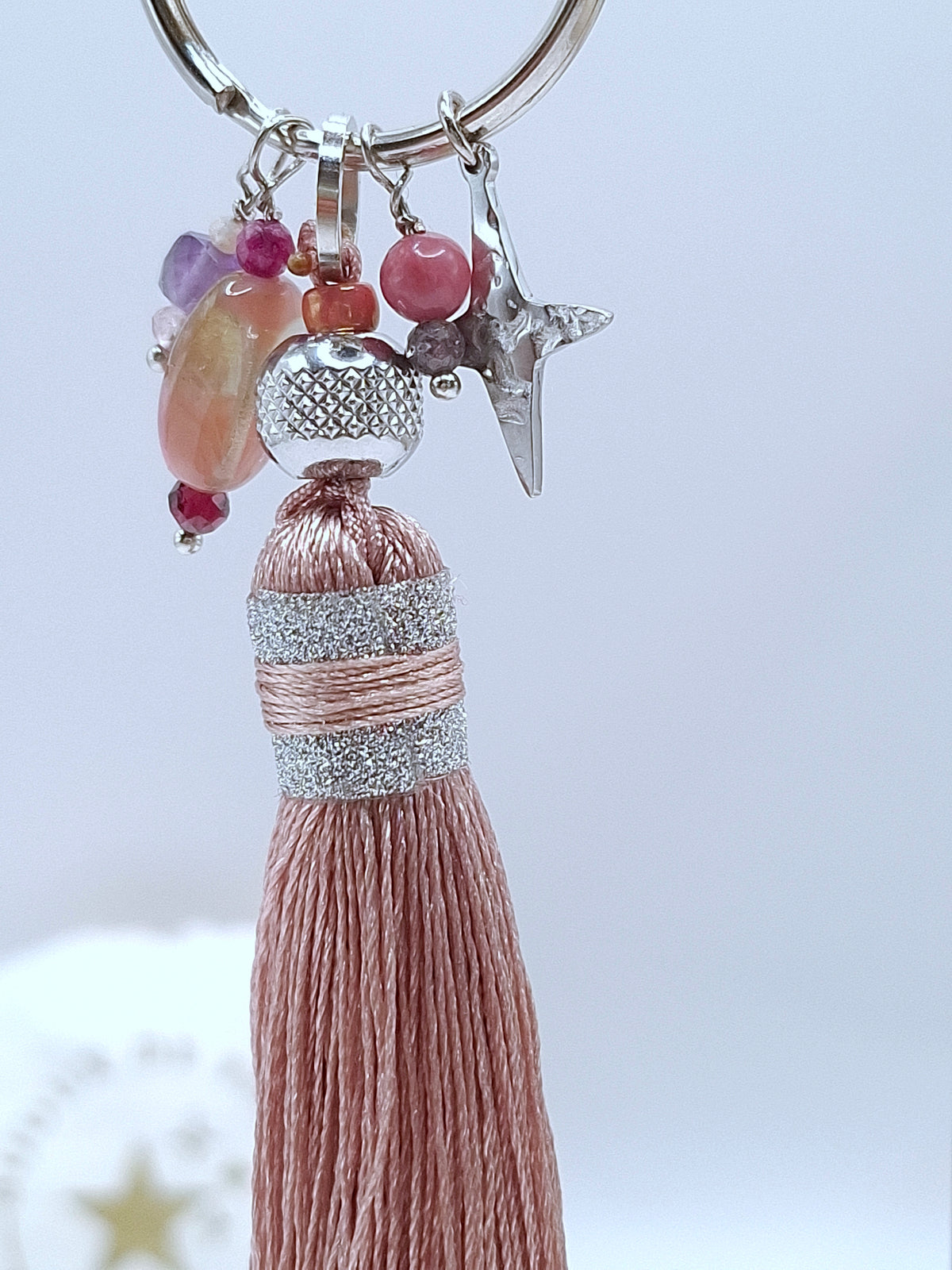 porte clé Sorel - Rose poudré
