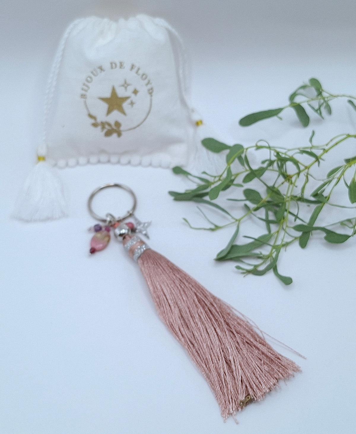 porte clé Sorel - Rose poudré