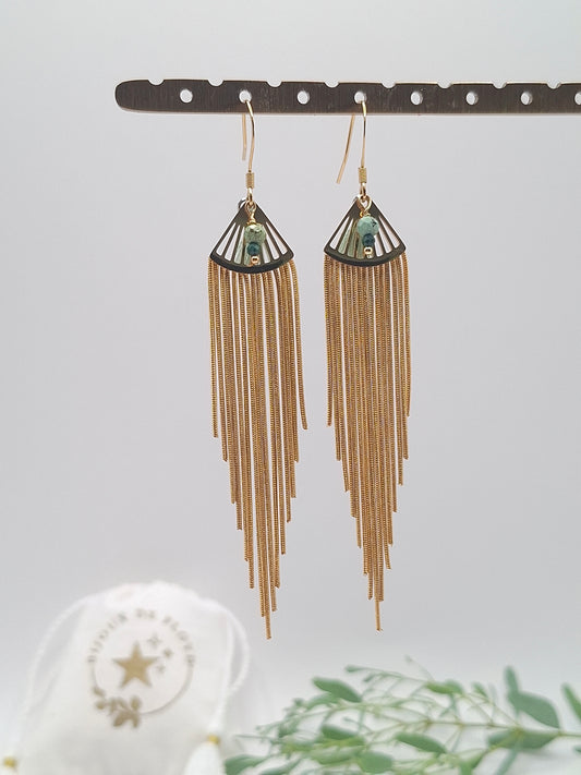 Boucles Zélia - Turquoise