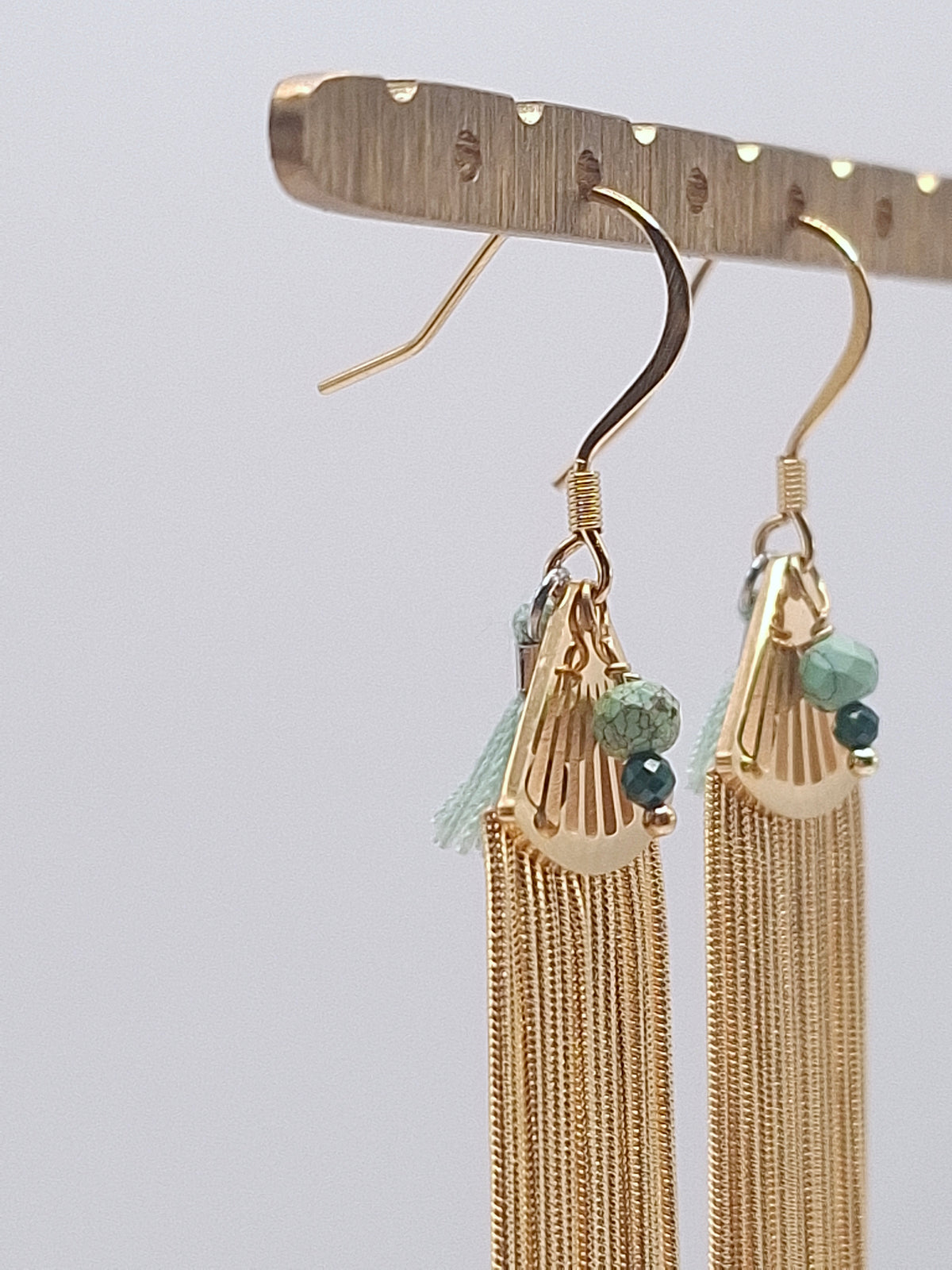 Boucles Zélia - Turquoise