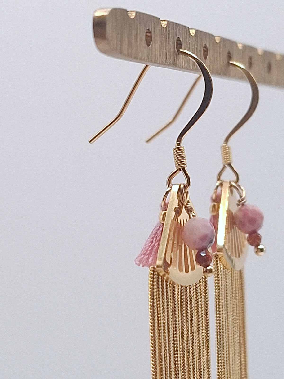 Boucles Zélia - Rose