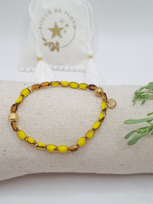Bracelet Olira - jaune