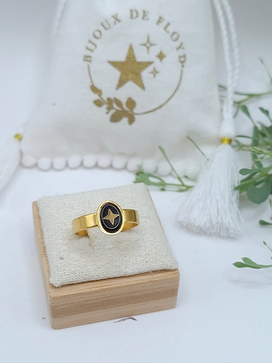 Bague Zorelie - noir